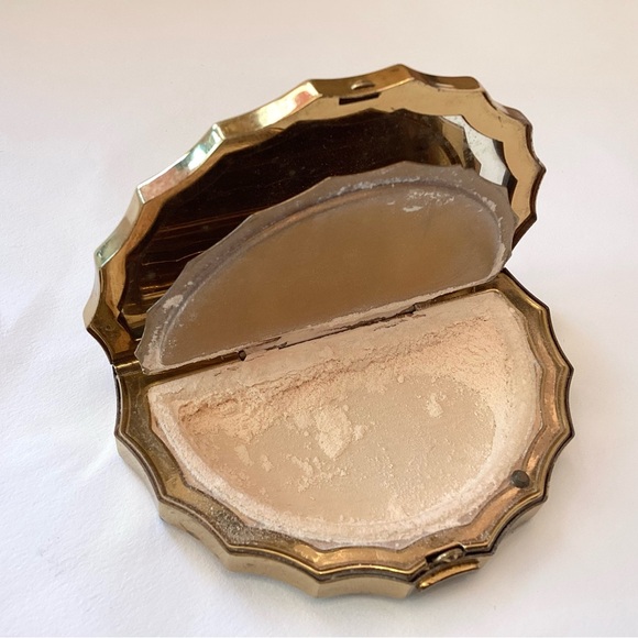 Vintage Mid Century Atomic Starburst Rhinestone Compact - Picture 9 of 9